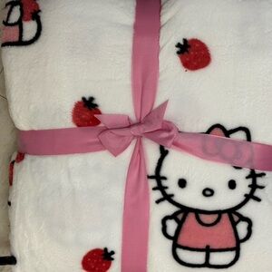 Hello Kitty strawberry blanket